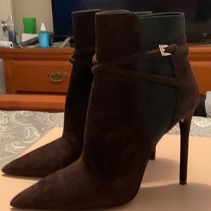 Prada Brown Suede ankle boots